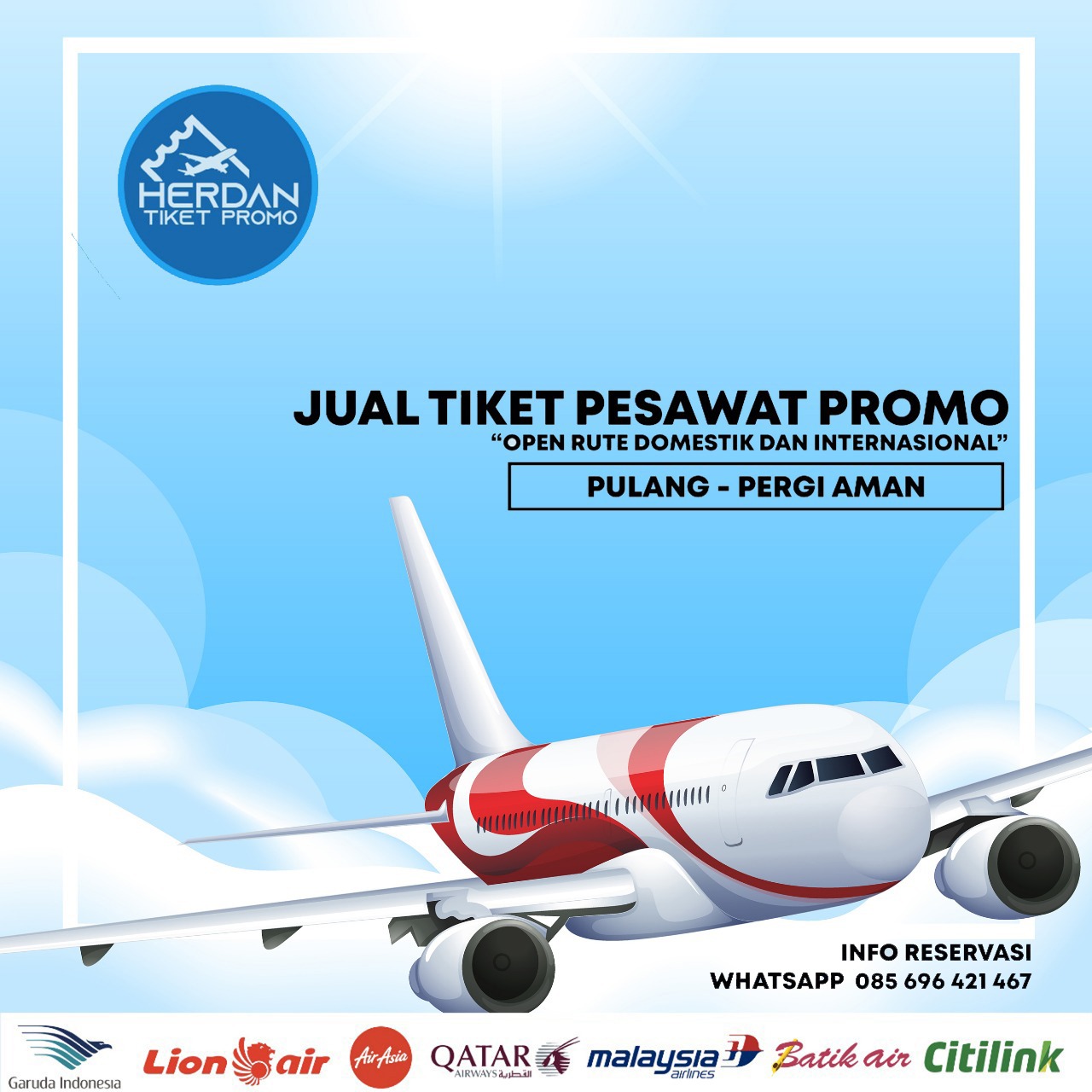 Cari Tiket Pesawat Murah di Herdan Tiket
