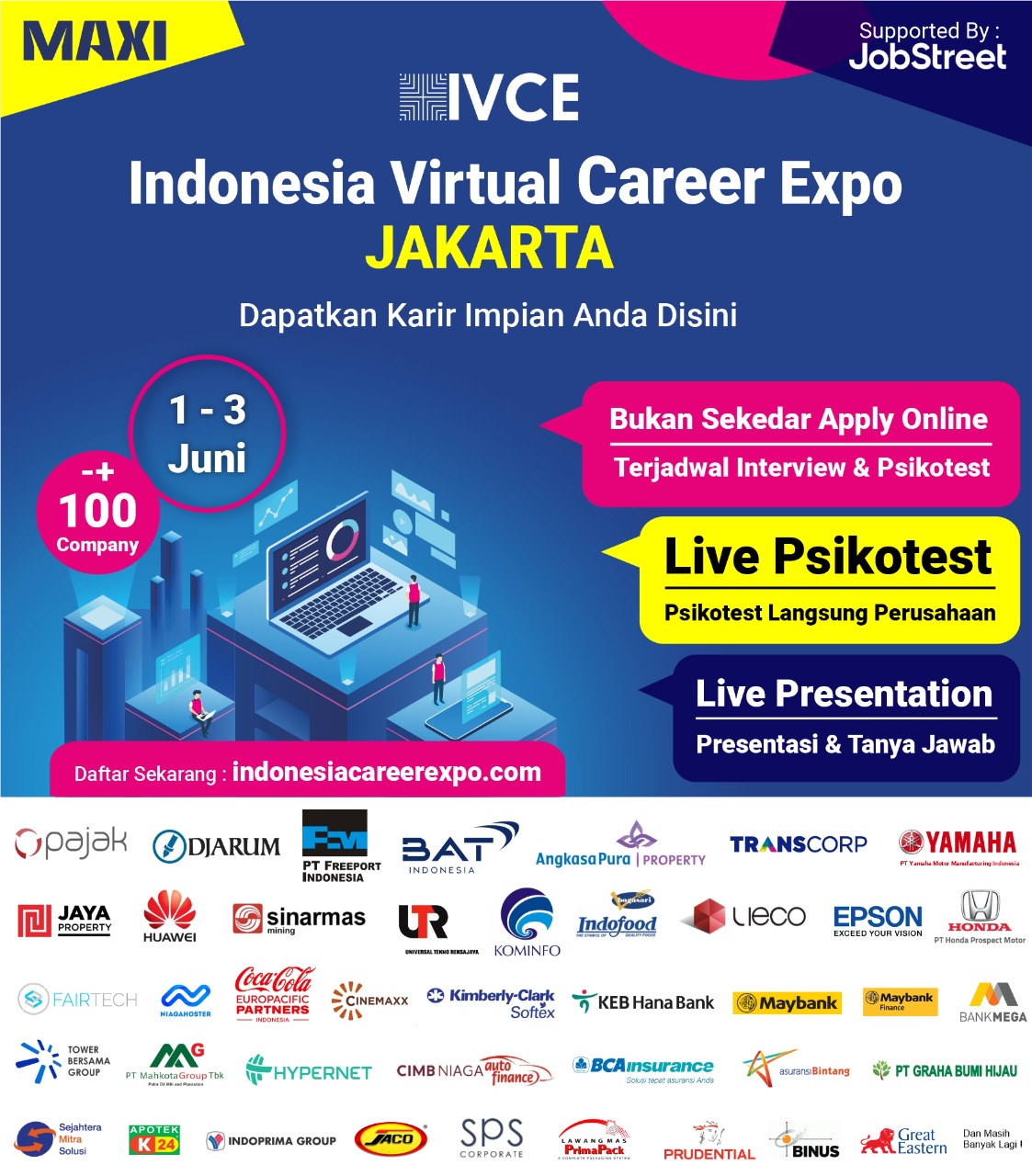 Indonesia Virtual Career Expo Jakarta 2021
