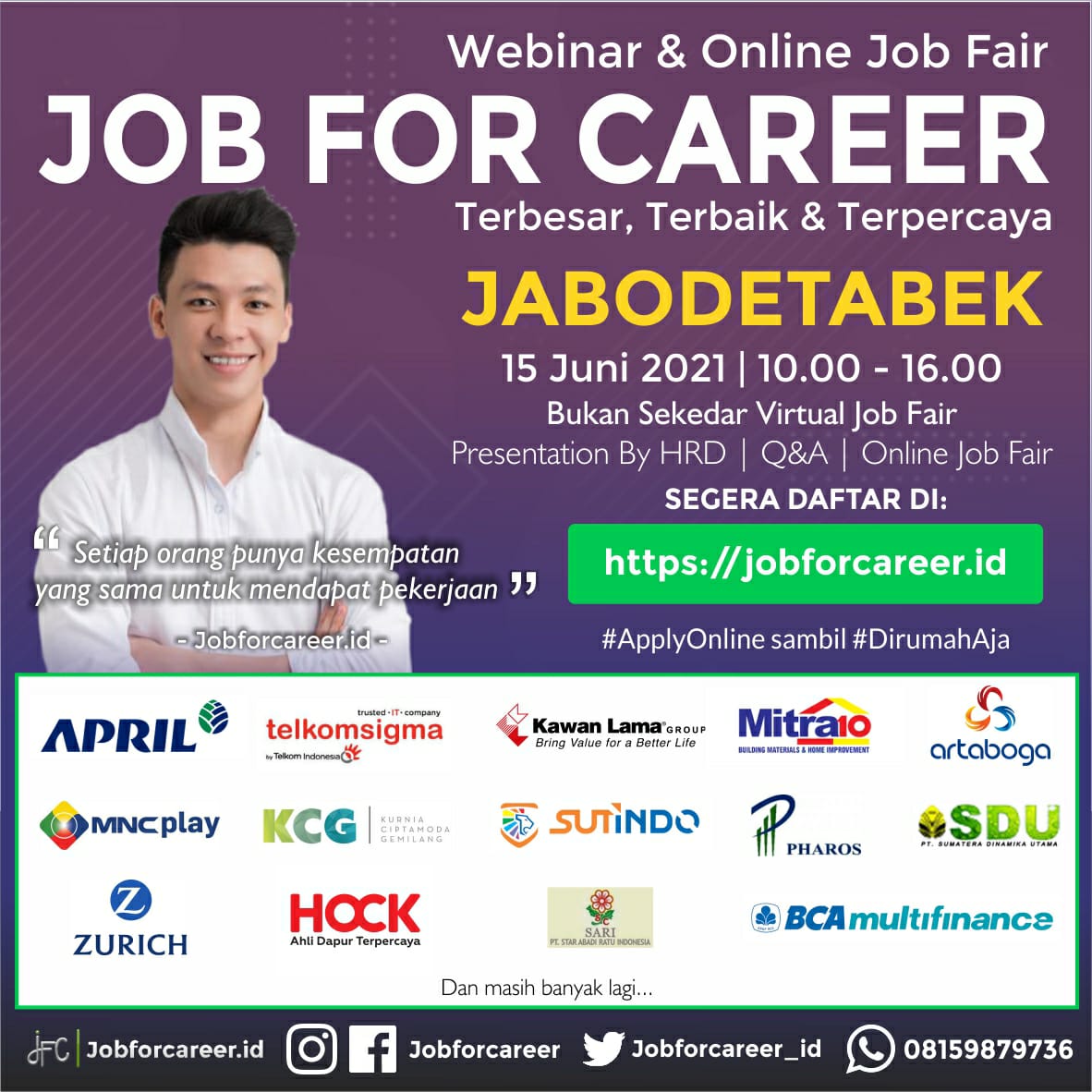 Webinar & Online Job Fair “JOB FOR CAREER”