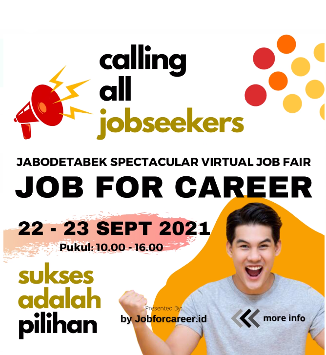 Jakarta Spectacular Virtual Job Fair “JOB FOR CAREER” 2021