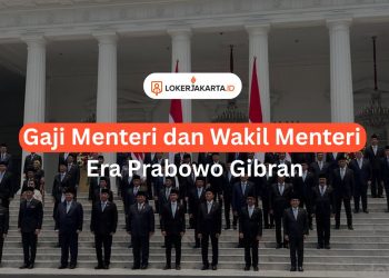 Gaji Menteri dan Wakil Menteri Era Prabowo Gibran
